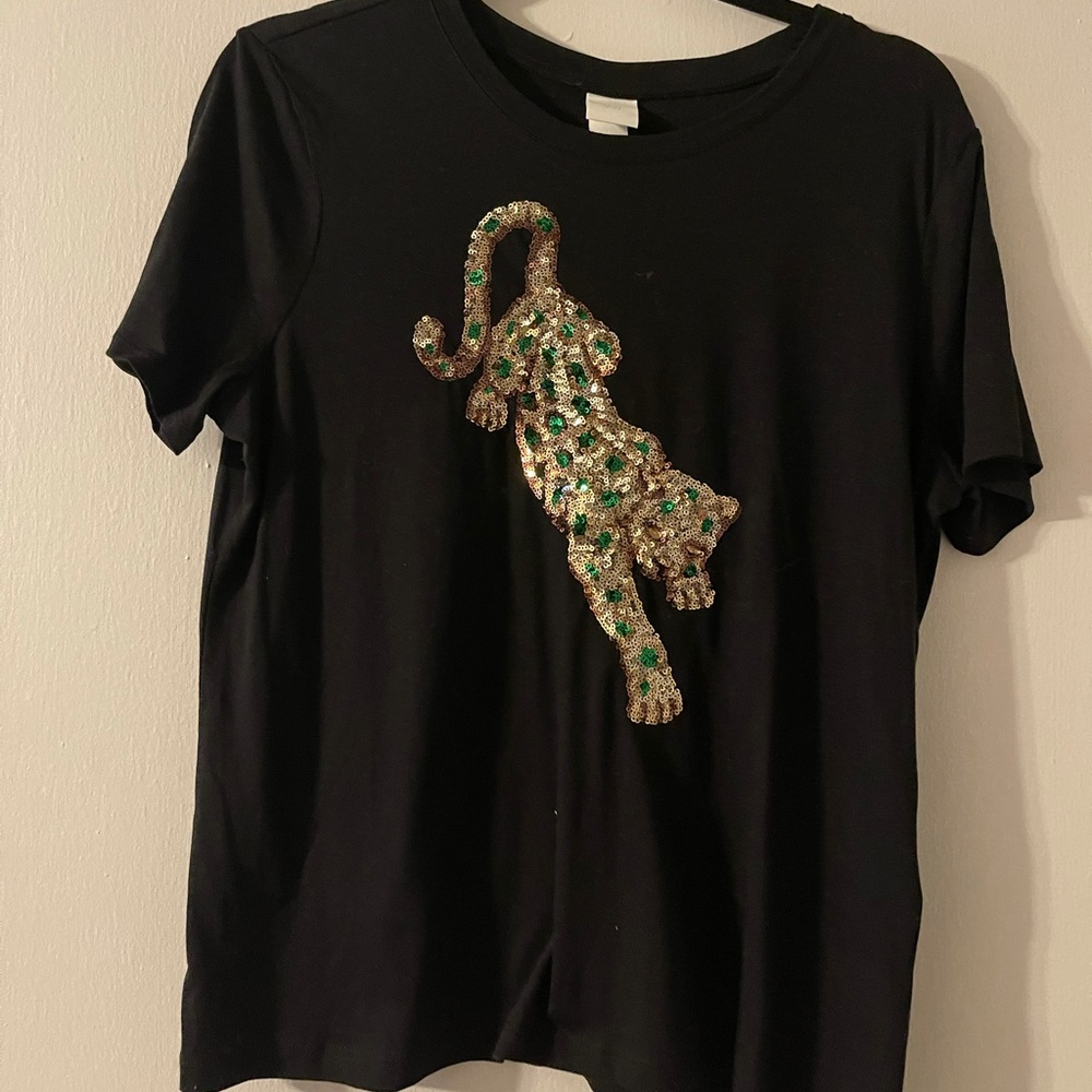 H&M sequin tee